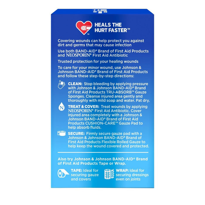 Band Aid Brand First Aid Product Flexible Rolled Gauze - 2in x 2.5yd