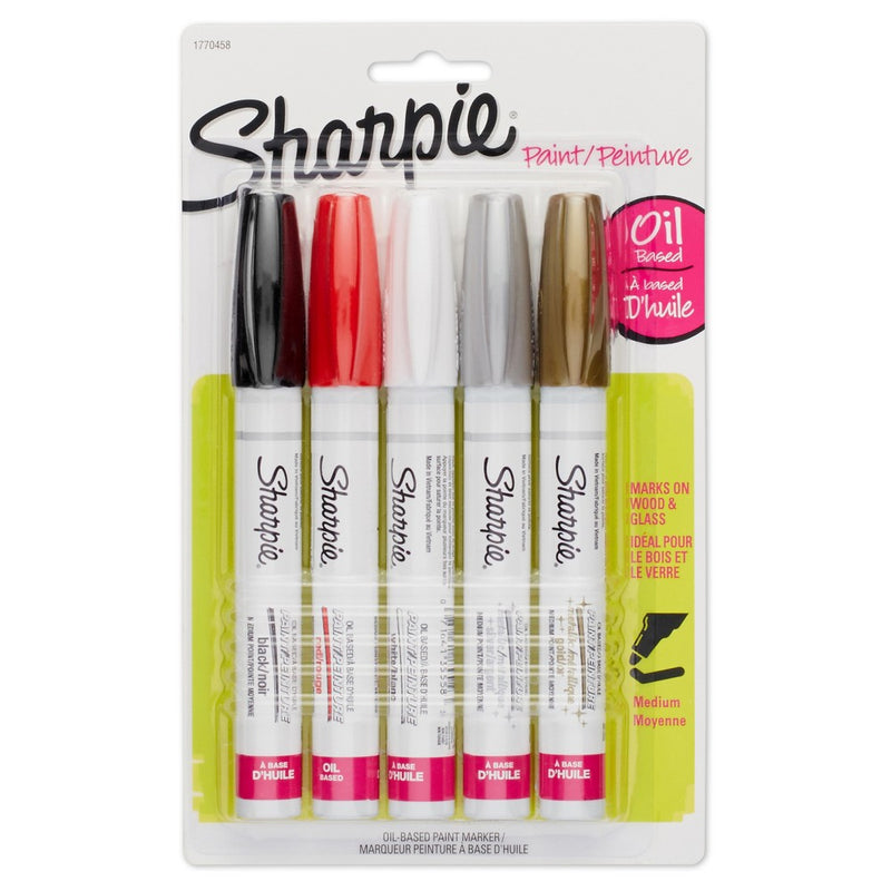 Sharpie 5pk Oil Based Paint Markers Medium Tip
