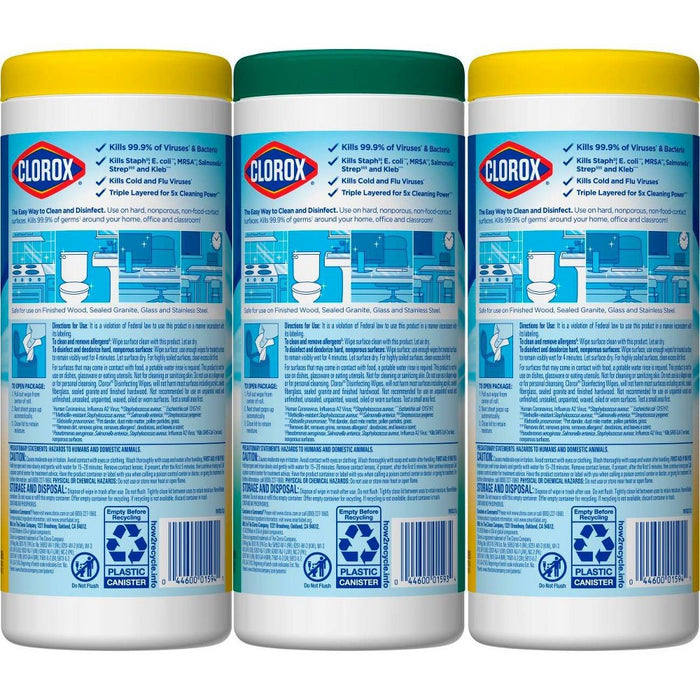 Clorox Bleach Free Disinfecting Wipes Value Pack - 105ct/3pk\