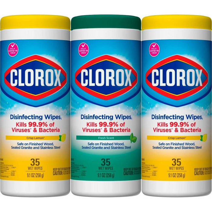 Clorox Bleach Free Disinfecting Wipes Value Pack - 105ct/3pk\