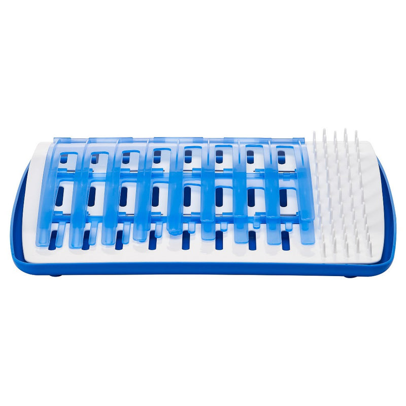 Dr. Brown's Natural Flow Folding Drying Rack - Blue