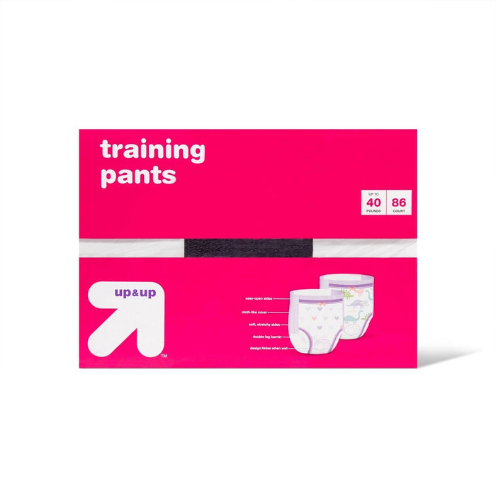 Girls' Training Pants 3T-4T - 86ct - up & up