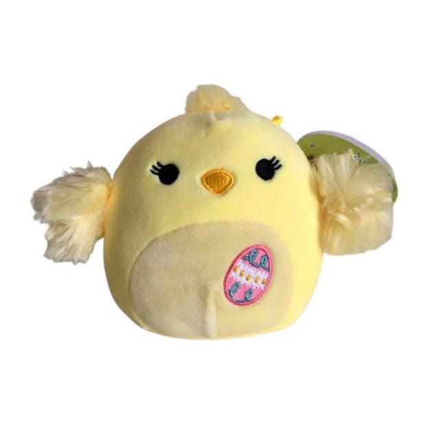 SQUISHMALLOW 5" INCH Aimee THE Yellow CHICK EASTER 2021 PLUSH TOY with Egg on it