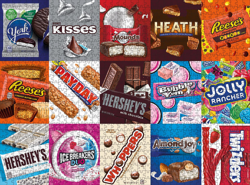 Buffalo Games Hershey Candy Grid Jigsaw Puzzle - 1000pc