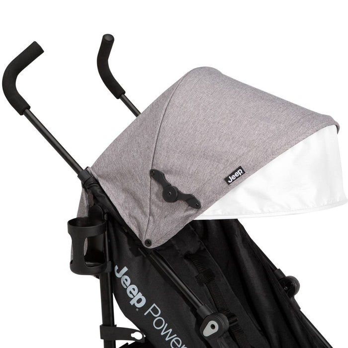 Jeep PowerGlyde Stroller by Delta Children Lightweight Travel - Gray (LOCAL PICKUP ONLY)