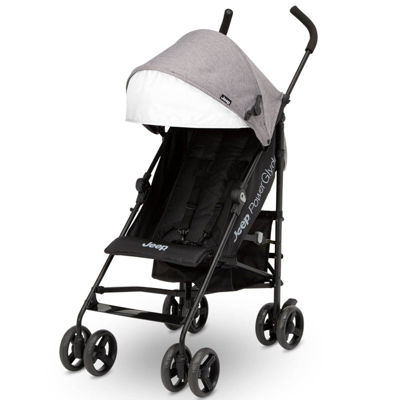 Jeep PowerGlyde Stroller by Delta Children Lightweight Travel - Gray (LOCAL PICKUP ONLY)
