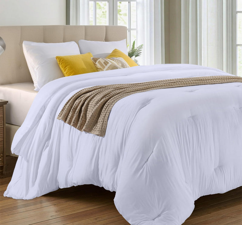 Utopia Bedding Comforters Twin Size, All Season Duvet Insert, Down Alternative Twin Comforter With Corner Tabs, Machine Washable Bed Comforter 64 X 88 Inches (White)