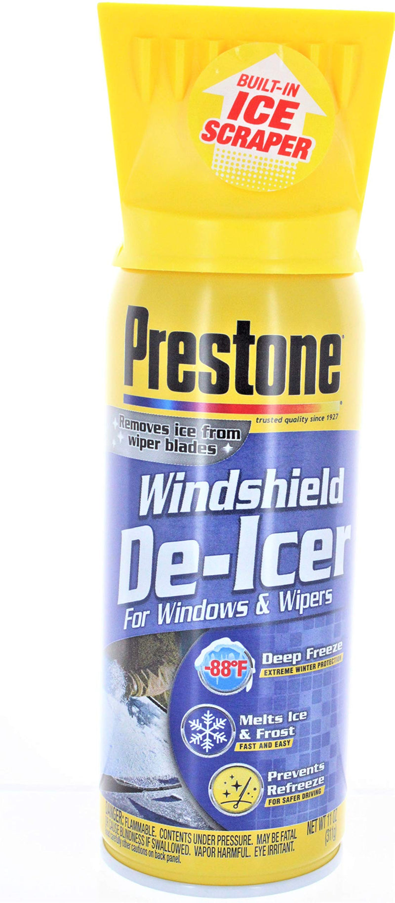 Prestone AS242 Windshield De-Icer - 11 Oz. Aerosol 2 Pack