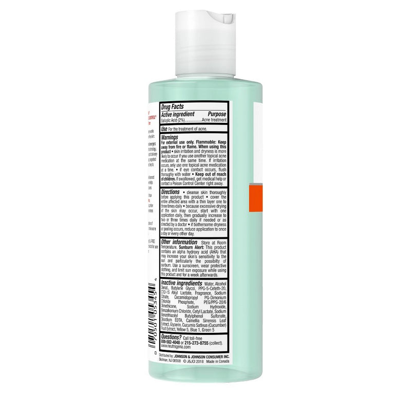 Neutrogena Oil-Free Acne Stress Control Triple-Action Toner - 8 fl oz
