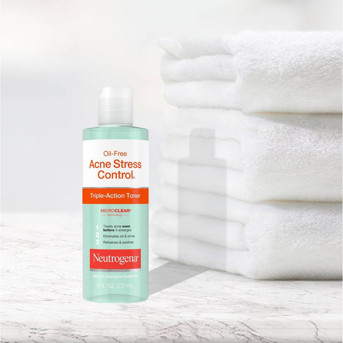 Neutrogena Oil-Free Acne Stress Control Triple-Action Toner - 8 fl oz