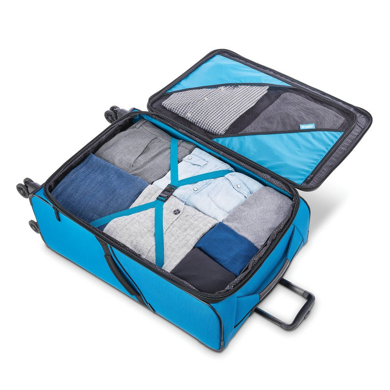 American Tourister Phenom 28'' Softside Spinner Suitcase - Blue (LOCAL PICKUP ONLY)