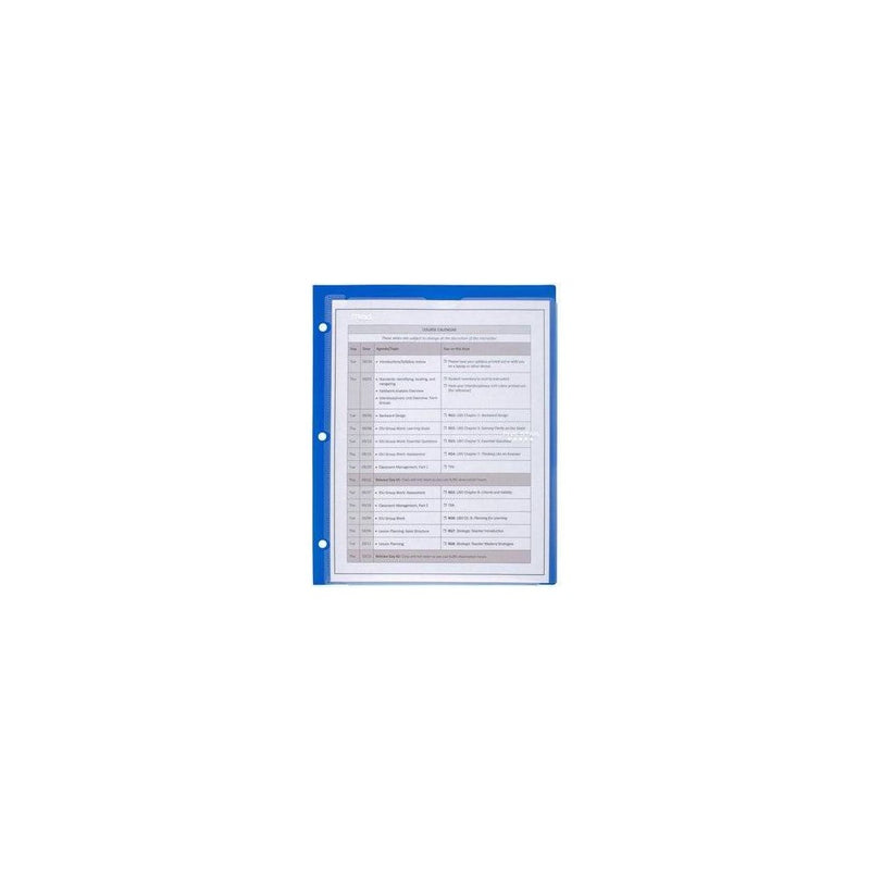 Mead Five Star 2 Pocket Plastic Folder (Color Will Vary)