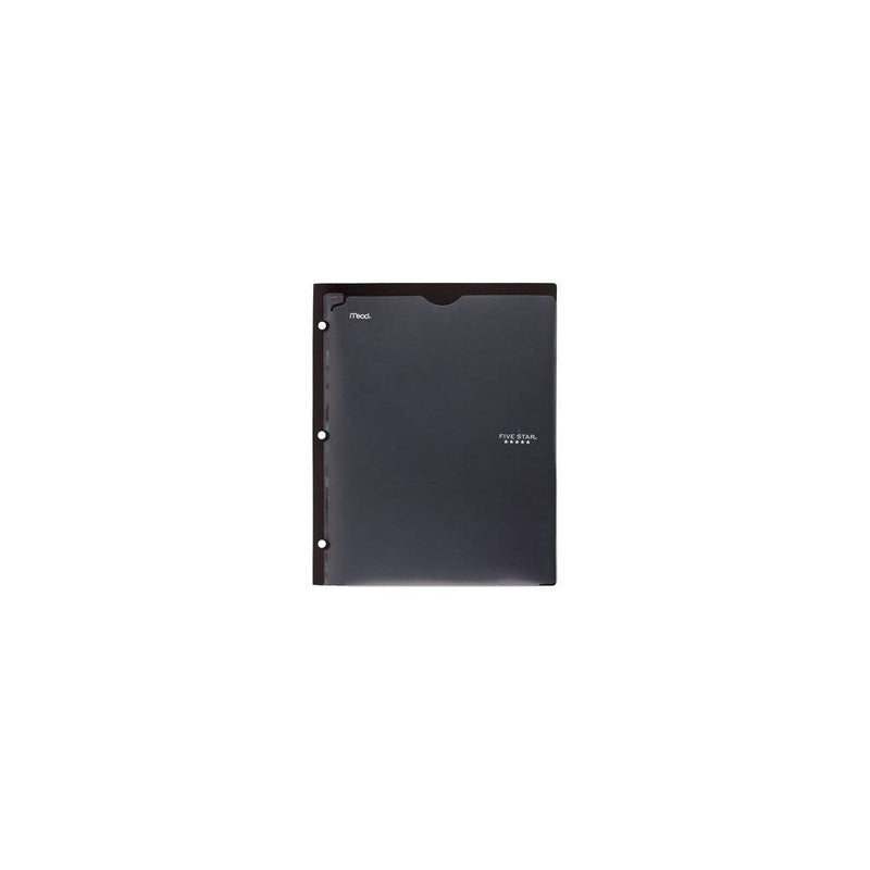Mead Five Star 2 Pocket Plastic Folder (Color Will Vary)