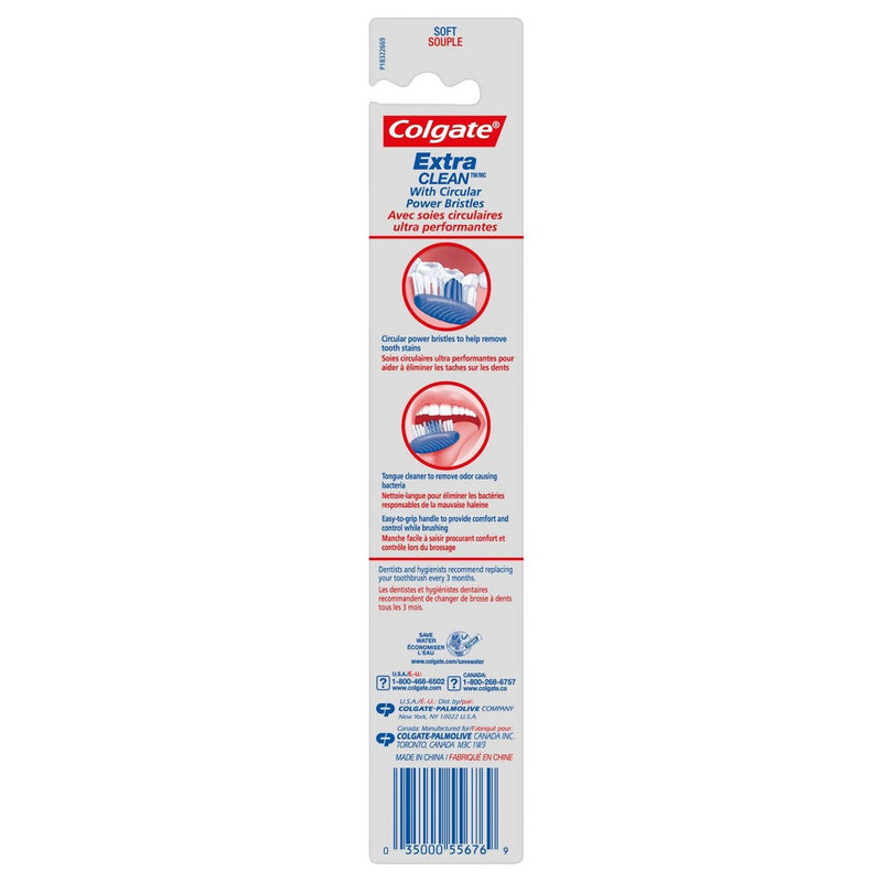 Colgate Extra Clean Full Head Toothbrush - Soft Bristles - 1ct