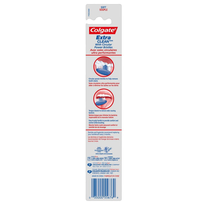Colgate Extra Clean Full Head Toothbrush - Soft Bristles - 1ct