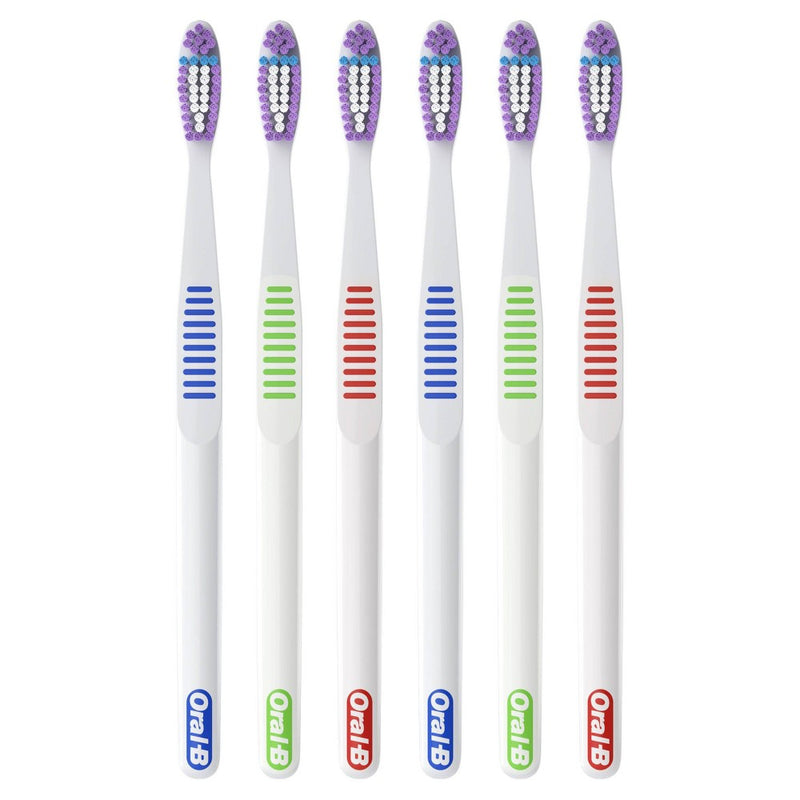 Oral-B Fresh & Clean Toothbrushes - Medium - 6ct