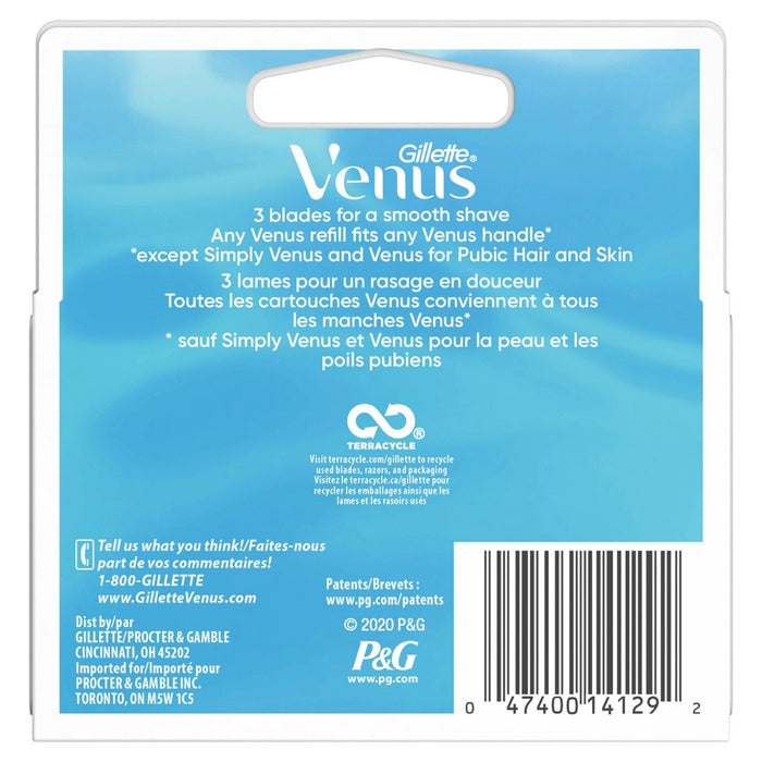 Venus Smooth Women's Razor Blade Refills - 4ct