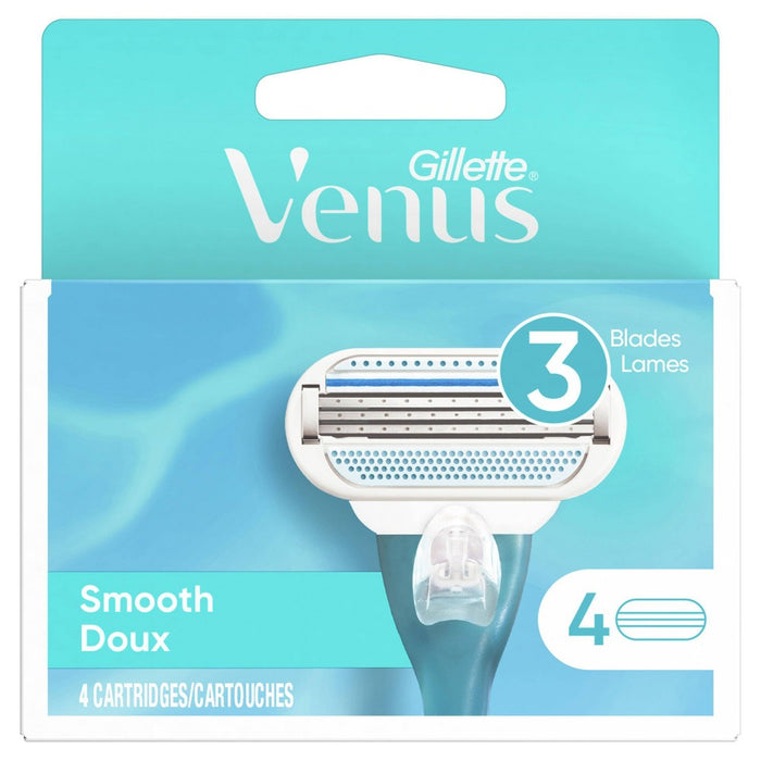 Venus Smooth Women's Razor Blade Refills - 4ct