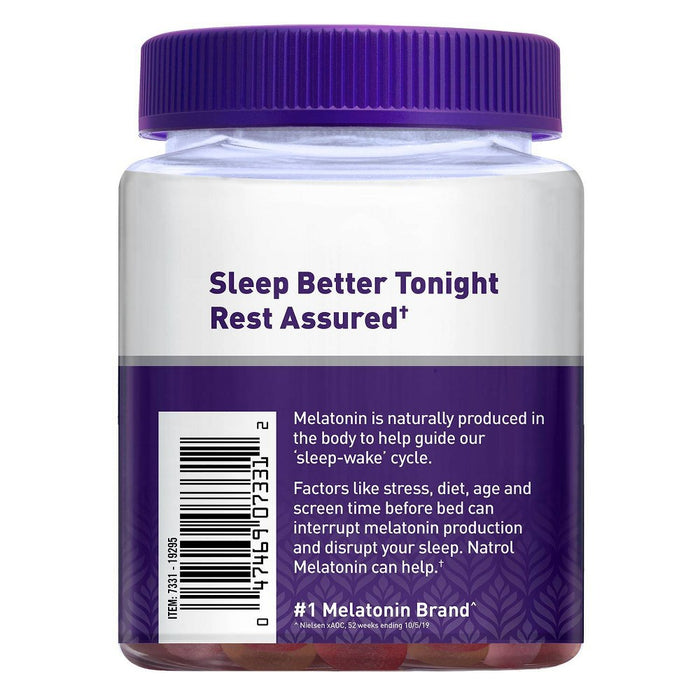Natrol Melatonin 10mg Sleep Aid Gummies - Strawberry - 90ct EXP 08/2026