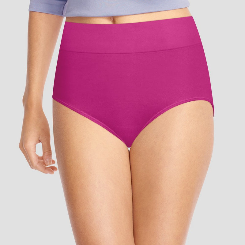 Hanes Premium Women's 3pk Smoothing Seamless Briefs Underwear - Colors May Vary 8