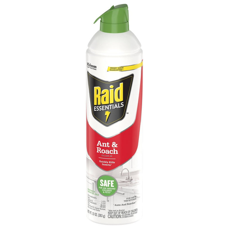 Raid Essential Oils Ant and Roach Spray - 10oz
