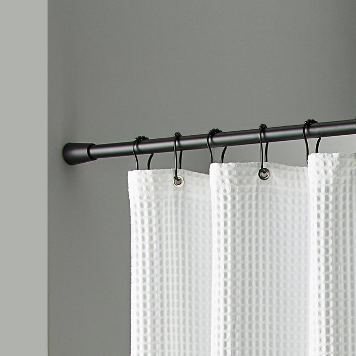 72" Rust Resistant Shower Curtain Rod Black - Made By Design (LOCAL PICKUP ONLY)