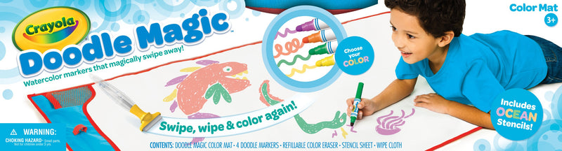 Crayola Ocean Stencils Doodle Magic Color Mat (LOCAL PICKUP ONLY)