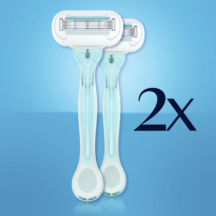 Venus Extra Smooth Sensitive 5-Blade Women's Disposable Razors - 2ct