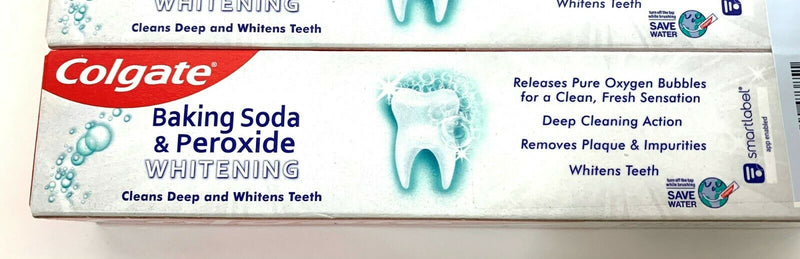(3 Tubes) Colgate Baking Soda & Peroxide Whitening Toothpaste Frosty Mint Stripe