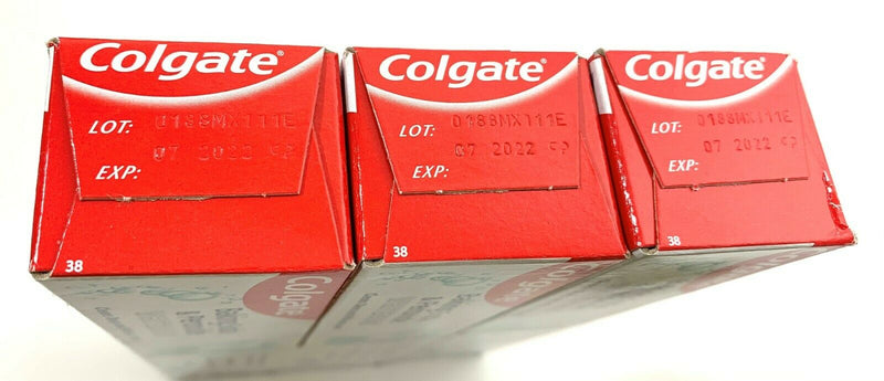(3 Tubes) Colgate Baking Soda & Peroxide Whitening Toothpaste Frosty Mint Stripe