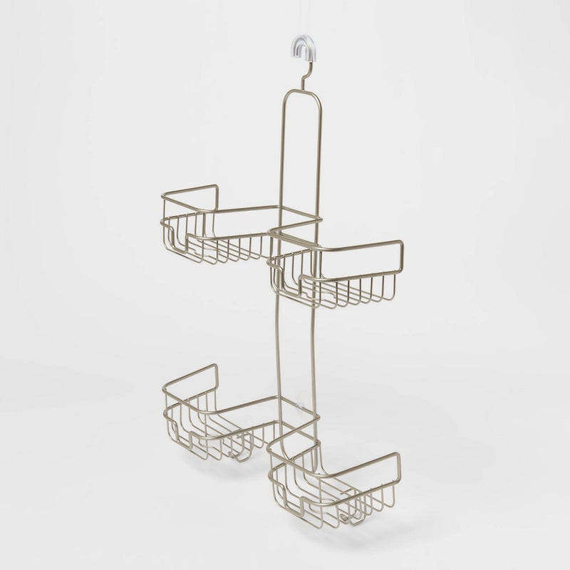 Hose Round Wire Shower Caddy Silver - Made By Design (LOCAL PICKUP ONLY)