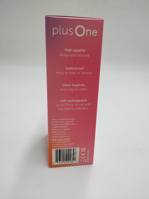 plusOne Waterproof Rechargeable Vibrating Bullet