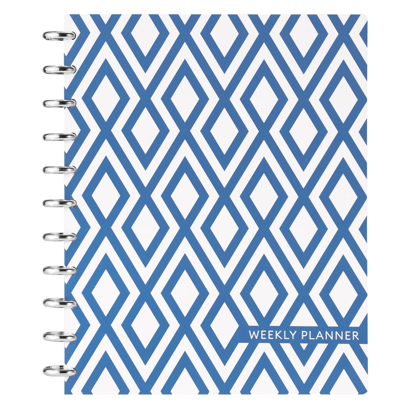 Cabbrix Planner 2025 Weekly Planner 8.5" X 11", Dated From Now To 2025 June Disc-Bound Daily Monthly Planner With Month Tabs, Ideal For Home School Office Supplies, Colorful