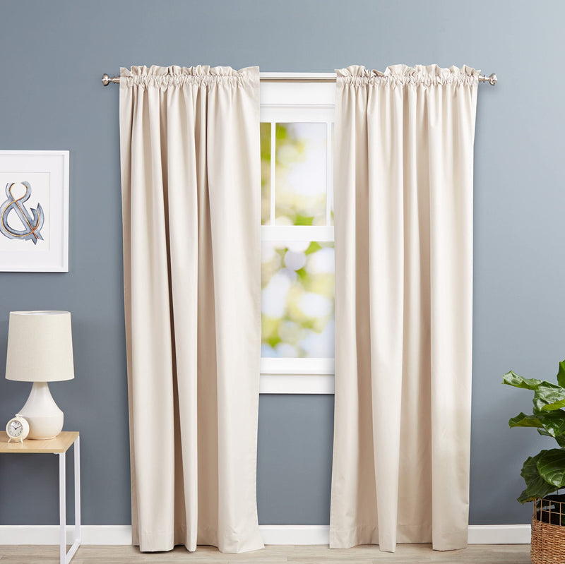 Amazon Basics Blackout Curtain 1 Piece 53 X 96 Inch - Beige