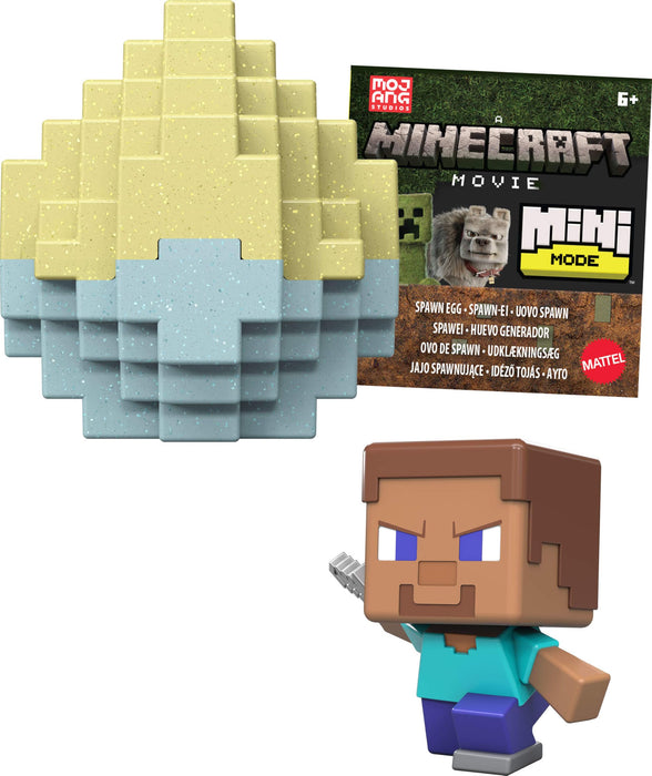 Minecraft Mini Mode Spawn Egg-Surprise Mini Figure (Characters Vary)
