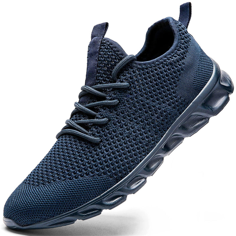 Damyuan Mens Lightweight Athletic Running Shoes Dark Blue,11