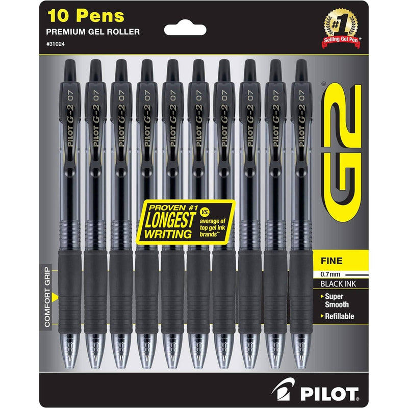 PILOT G2 Premium Gel Roller - 0.7Mm - 10 Pens