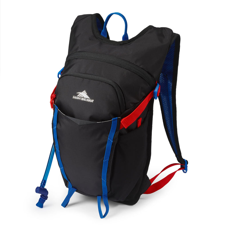 High Sierra Hydrahike Youth, Black/Vivid Blue, 8L