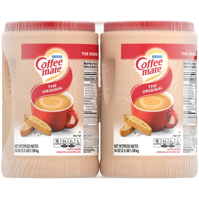 Nestle Coffee Mate Coffee Creamer, Original, Non Dairy Powder Creamer, 56 Oz Bulk Pack (Pack Of 2)