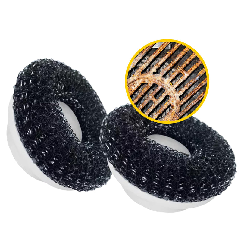 Synoshi Steel Brush Heads (2 Units) For Electric Spin Scrubber | Designed For Heavy-Duty Cleaning Tasks