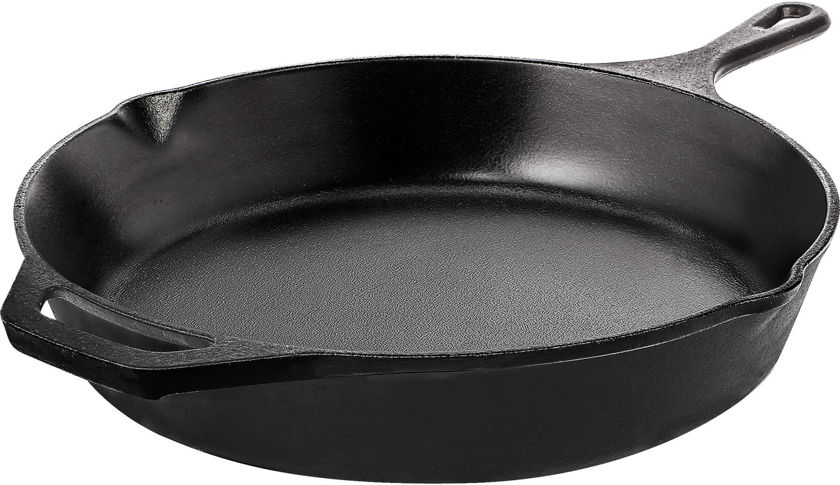 Utopia Kitchen Cast Iron Frying Pan 12 Inch, Cast Iron Chefs Pan, Pre Seasoned Skillet, Safe Grill Cookware For Indoor & Outdoor Use, Black