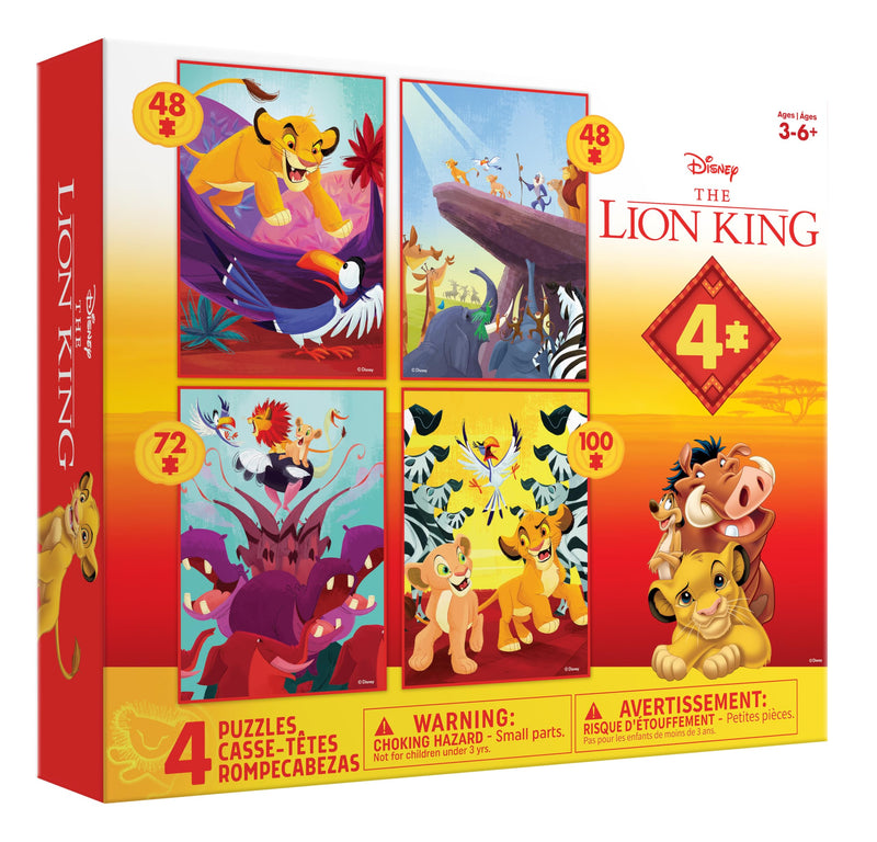 Buffalo Games Kids' Licensed Multipack Assortment Disney Lion King Puzzle Set