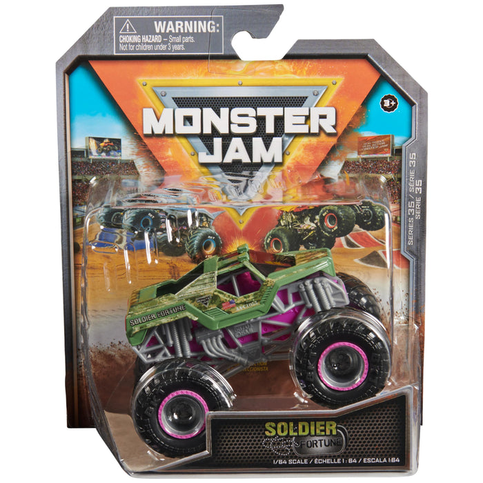 Monster Jam Soldier of Fortune Chase - 1:64 Scale