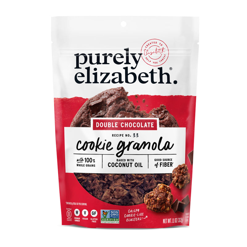 Purely Elizabeth, Cookie Granola Double Chocolate, 11 Ounce