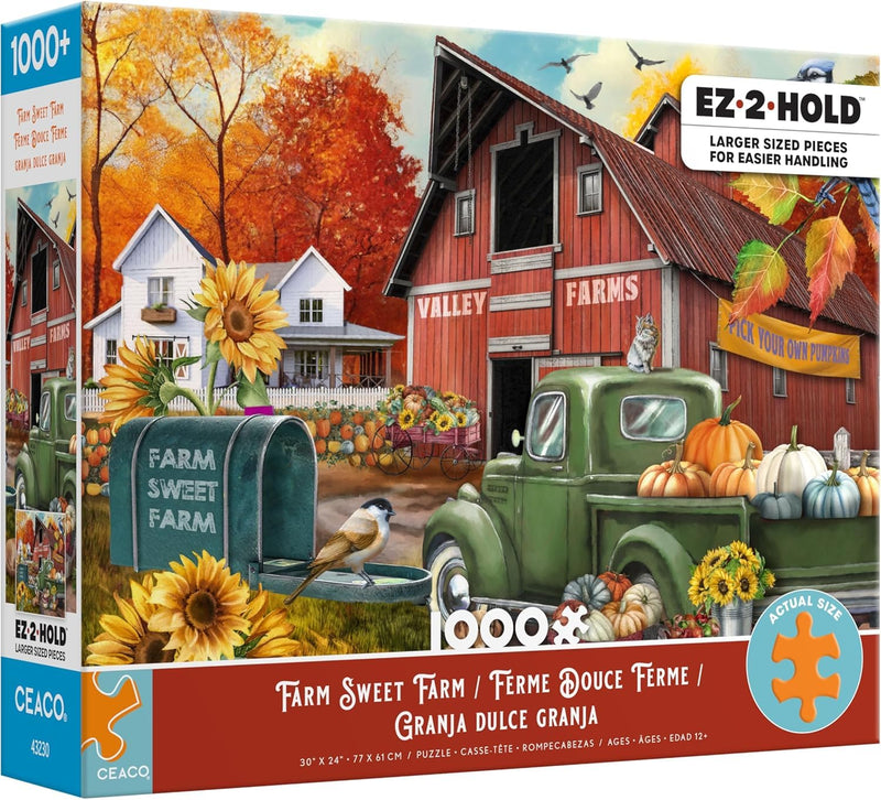 Ceaco Tom Wood Sweet Farm Jigsaw 1000pc Puzzle