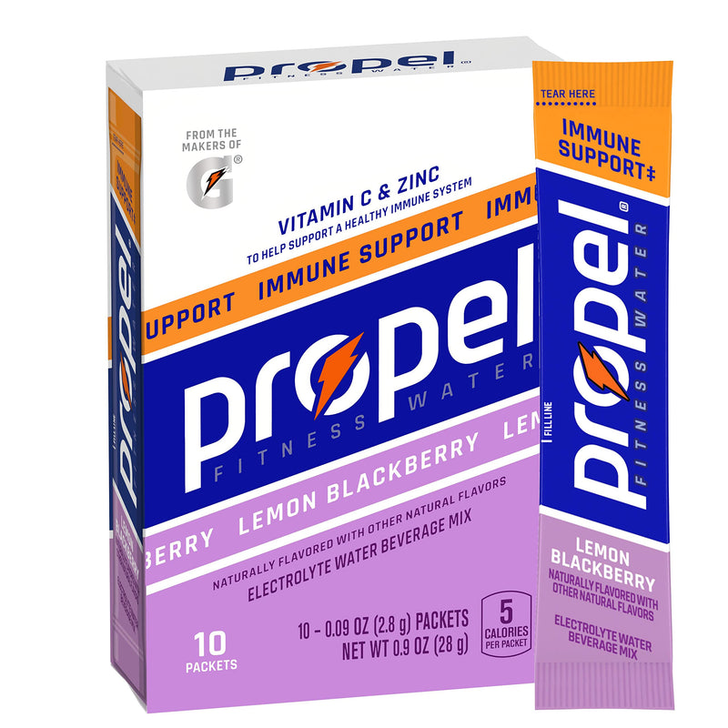 Propel Immune Support Powder Lemon Blackberry SINGLE