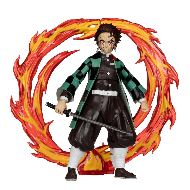 McFarlane Toys Demon Slayer Wave 5 Tanjiro Kamado Daki Battle 7" Action Figure