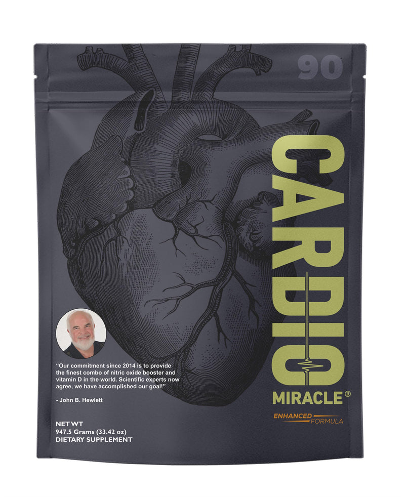 Cardio Miracle - The Complete Nitric Oxide Solution - Nutritional Heart Healthy L-Arginine And Organic Beetroot Drink Mix, 90 Serving Pouch