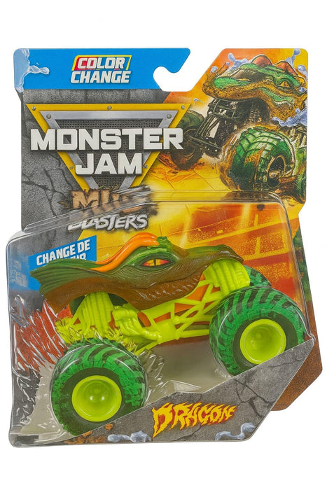 Monster Jam Mud Blasters Dragon Color Change Monster Jam Truck 1:64 Die Cast Vehicle