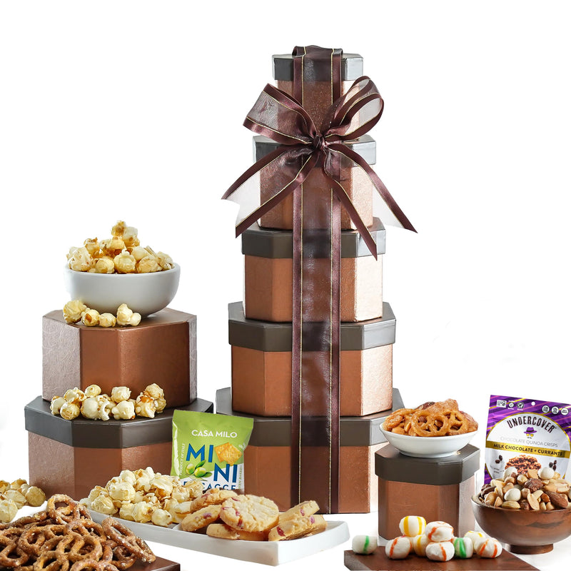 Broadway Basketeers Gourmet Chocolate Food Gift Basket Snack Gifts For Families, College, Delivery For Birthdays, Appreciation, Thank You, Get Well Soon, Care Package